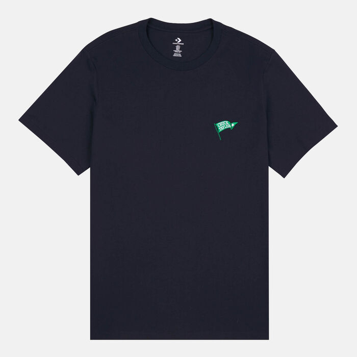 Converse Men's Retro Flag T-Shirt Black Converse Men's Retro Flag T-Shirt Black image number 0