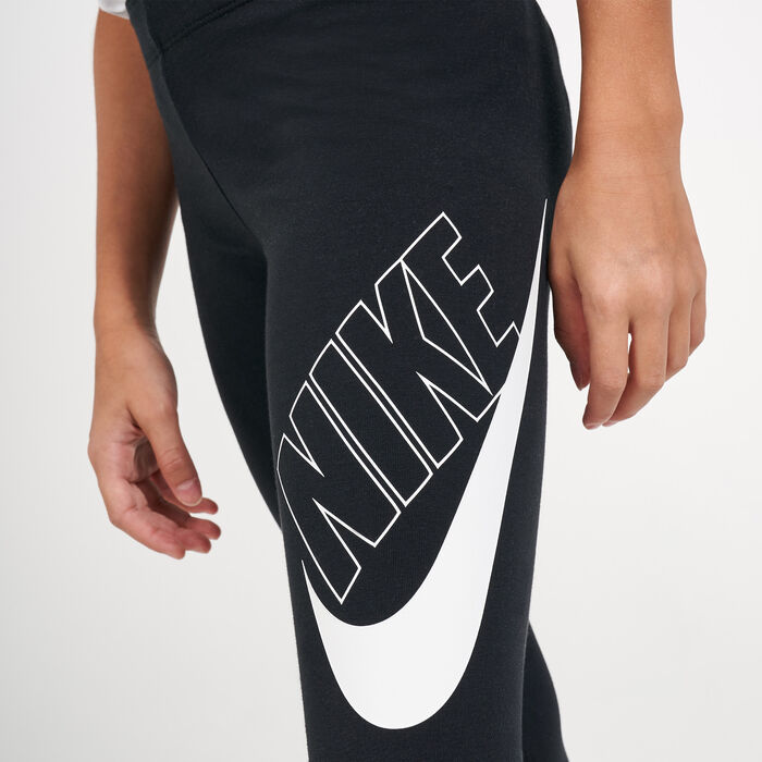 Nike Kids' Sportswear Favourites Leggings (Older Kids) Black Nike Kids' Sportswear Favourites Leggings (Older Kids) Black image number 3