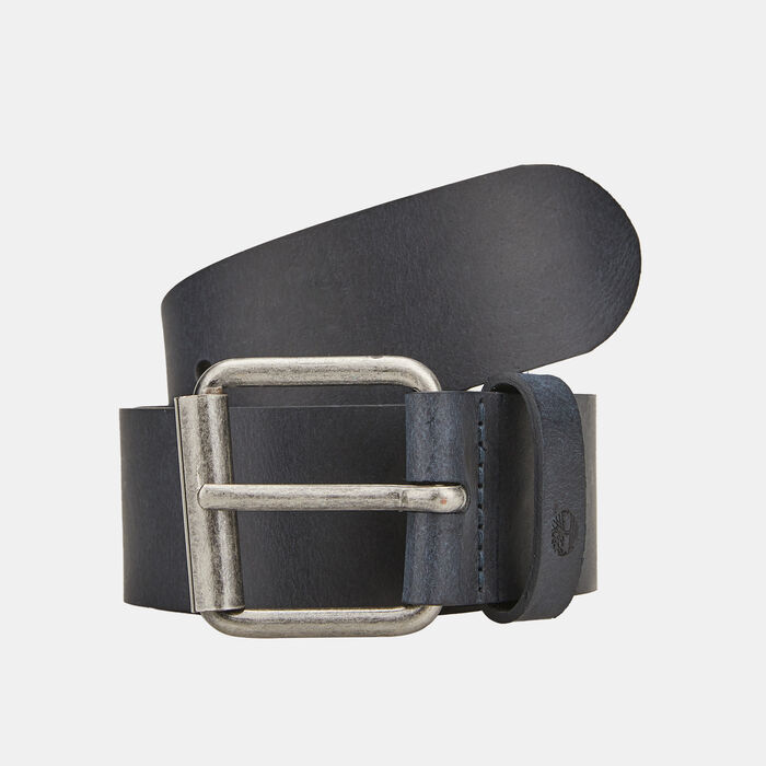 Timberland Men's Leather Belt Blue Timberland Men's Leather Belt Blue image number 0