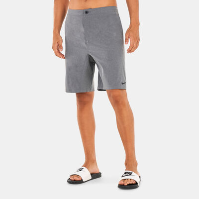 Nike Swim Men's Merge 9-Inch Hybrid Swimming Shorts Grey