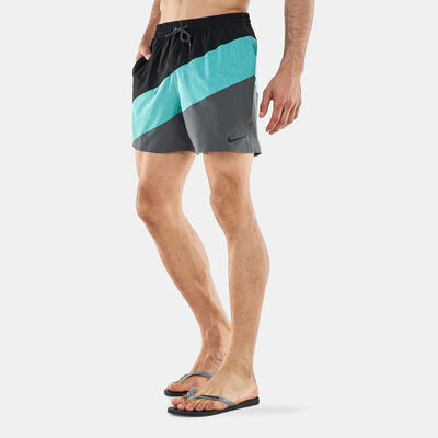 Nike Swim Men's 5-Inch Swimming Shorts Green