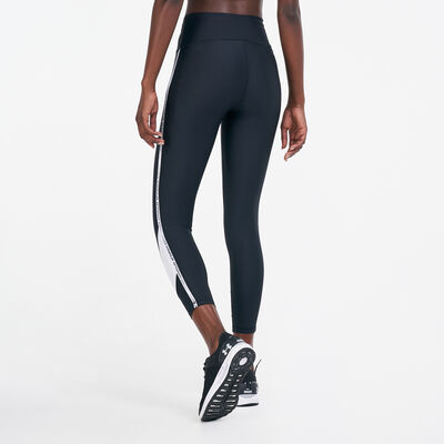 Under Armour Women's HeatGear® Armour Taped Ankle Leggings Black Under Armour Women's HeatGear® Armour Taped Ankle Leggings Black