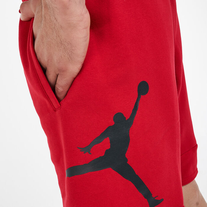 Jordan Men's Jumpman Air Fleece Shorts Red image number 3