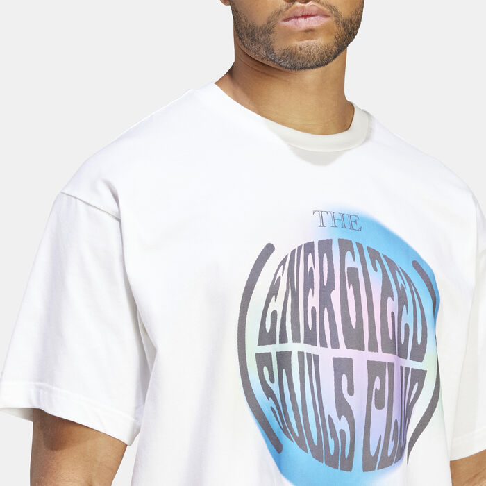adidas Men's Yoga Printed T-Shirt White adidas Men's Yoga Printed T-Shirt White image number 3