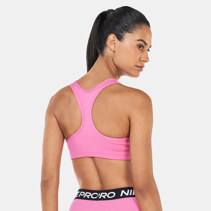 Nike Women's Dri-FIT Swoosh Sports Bra Pink Nike Women's Dri-FIT Swoosh Sports Bra Pink image number 1