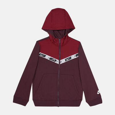 Nike Kids' Sportswear Repeat Hoodie Brown