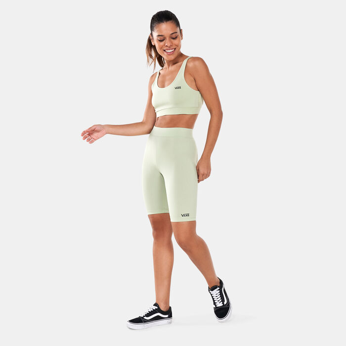 Vans Women's Flying V Legging Shorts Green Vans Women's Flying V Legging Shorts Green image number 2