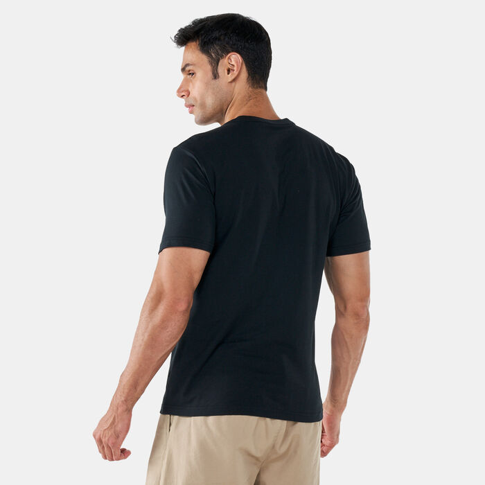 Converse Men's Reflective Cheetah Infill Star Chevron T-Shirt Black Converse Men's Reflective Cheetah Infill Star Chevron T-Shirt Black image number 1