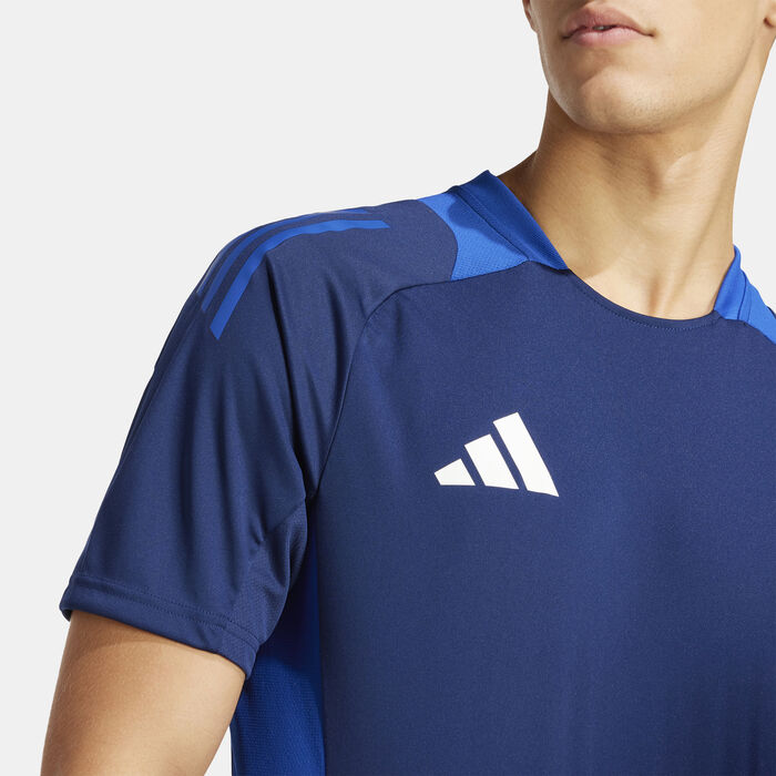 adidas Men's Tiro 24 Competition Football Jersey Blue adidas Men's Tiro 24 Competition Football Jersey Blue image number 3