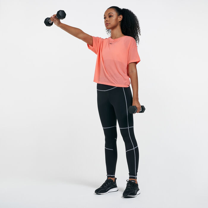 Reebok Women's Workout Ready Detail Leggings Black image number 2