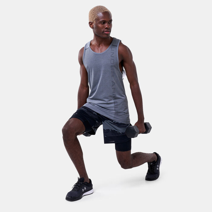 Under Armour Men's UA Fly Fast ½ Tights Black Under Armour Men's UA Fly Fast ½ Tights Black image number 2