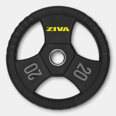 ZIVA Performance Rubber Grip Disc - 20kg Multi ZIVA Performance Rubber Grip Disc - 20kg Multi