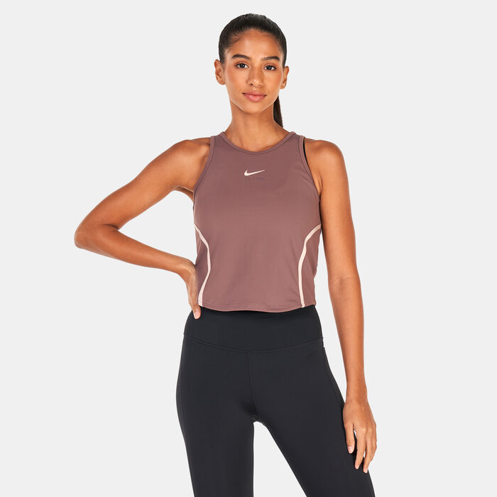 Nike Women's Dri-FIT Air Tank Top Brown image number 0