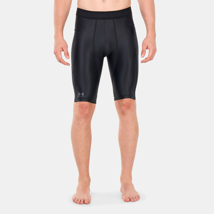 Under Armour Men's UA Iso-Chill Compression Long Shorts Black image number 0