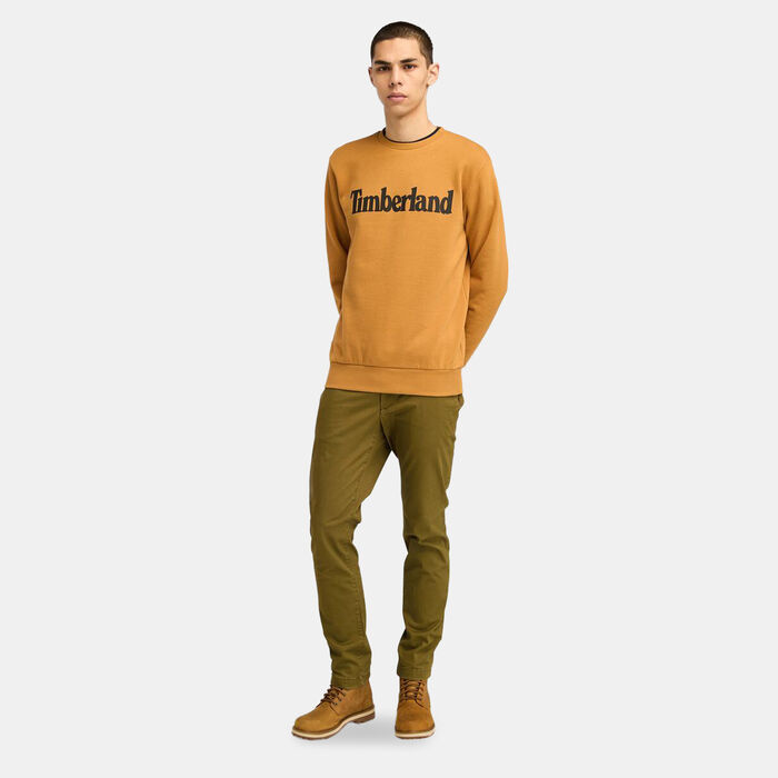 Timberland Men's Northwood Wordmark Logo Sweatshirt Brown Timberland Men's Northwood Wordmark Logo Sweatshirt Brown image number 2