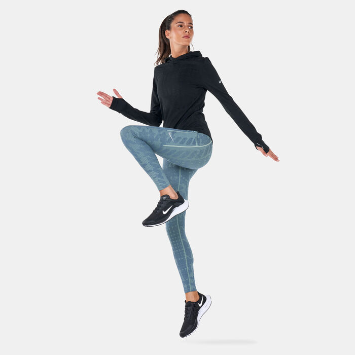 Nike Women's Therma-FIT ADV Long Sleeves Running Hoodie Black Nike Women's Therma-FIT ADV Long Sleeves Running Hoodie Black image number 2