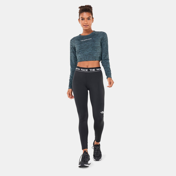 The North Face Women's Stretchy Crop Top Blue The North Face Women's Stretchy Crop Top Blue image number 2
