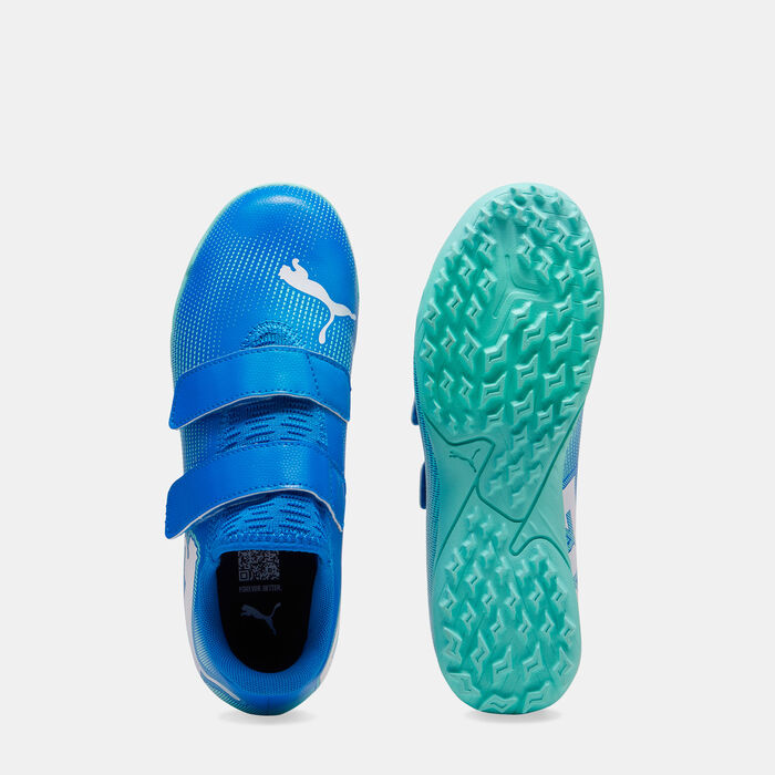 PUMA Kids' FUTURE 7 PLAY Turf Ground Football Shoes Blue PUMA Kids' FUTURE 7 PLAY Turf Ground Football Shoes Blue image number 3
