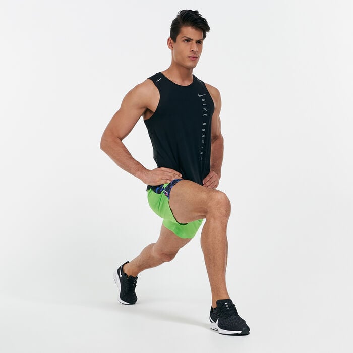 Nike Men's Run Division Miler Hybrid Tank Top Black Nike Men's Run Division Miler Hybrid Tank Top Black image number 2