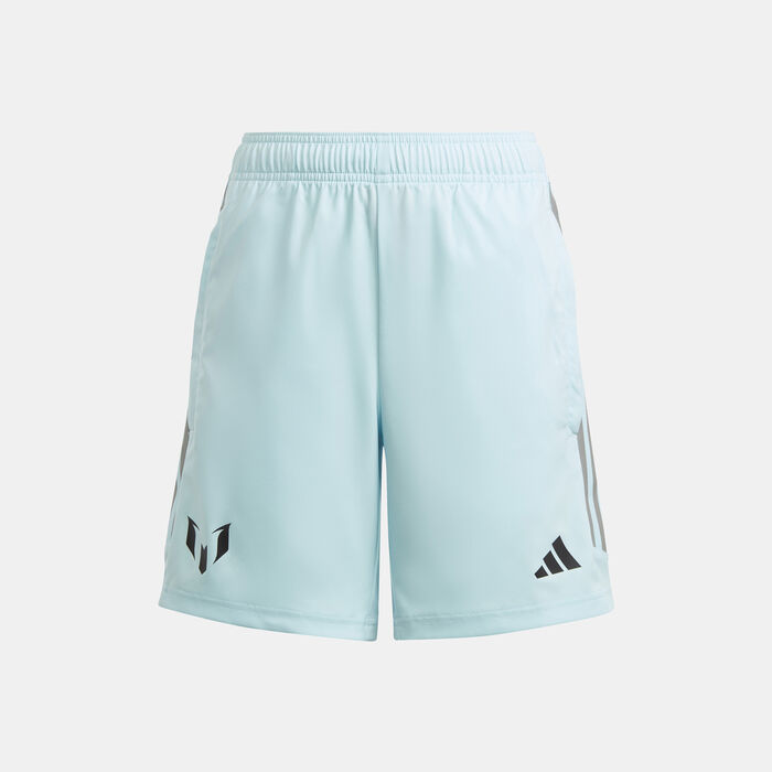 adidas Kids' Messi Woven Shorts Blue adidas Kids' Messi Woven Shorts Blue image number 0