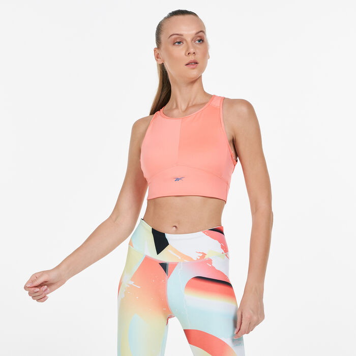 Reebok Women's One Series Running High Impact Sports Bra Orange Reebok Women's One Series Running High Impact Sports Bra Orange image number 0
