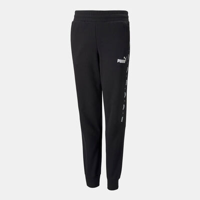 PUMA Kids' Essential Tape Sweatpants Black