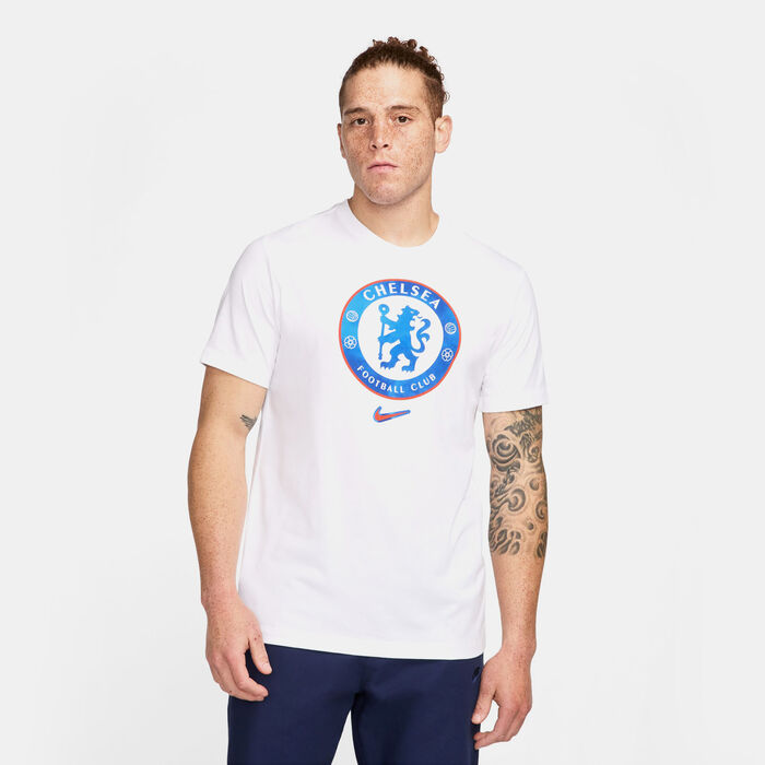 Nike Men's Chelsea Crest T-Shirt White Nike Men's Chelsea Crest T-Shirt White image number 0