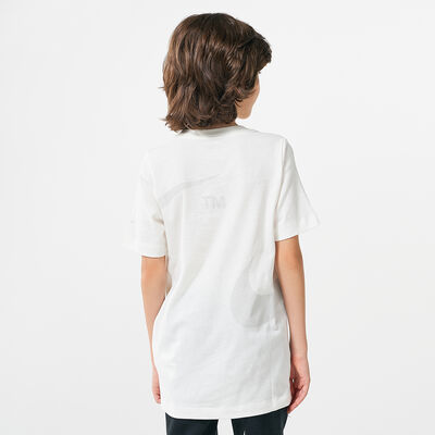 Nike Kids' Sportswear Swoosh T-Shirt White