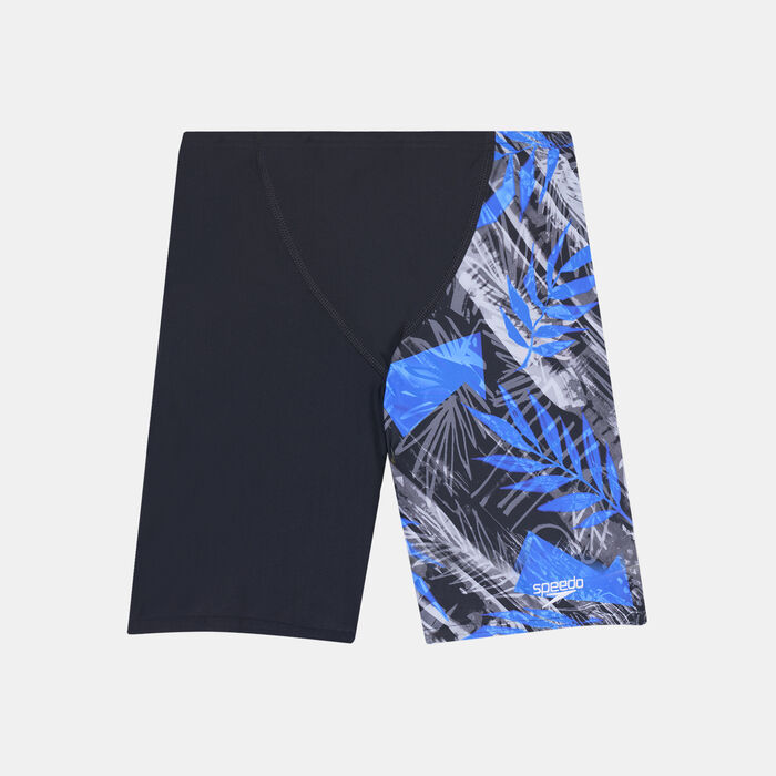 Speedo Kids' Digital Allover V Cut Swimming Jammers Black Speedo Kids' Digital Allover V Cut Swimming Jammers Black image number 0