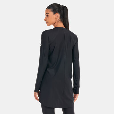 Nike Swim Women's Victory Logo Full Coverage Swimming Tunic Black Nike Swim Women's Victory Logo Full Coverage Swimming Tunic Black