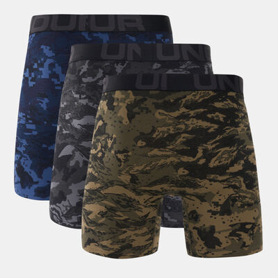 Under Armour Men's CC 6-inch Novelty Boxers (3 Pack) Black