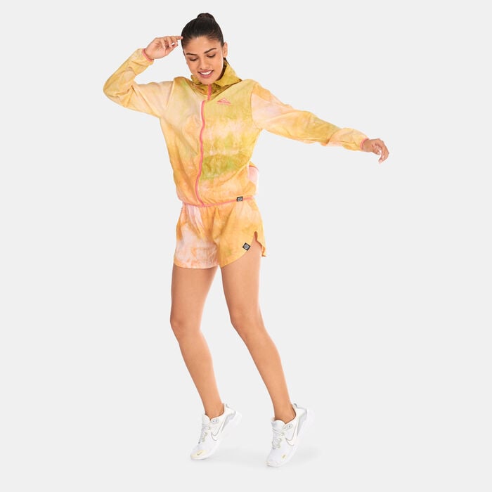 Nike Women's Trail Dri-FIT Shorts Orange Nike Women's Trail Dri-FIT Shorts Orange image number 2