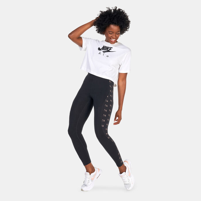Nike Women's Air High-Waisted Full-Length Leggings Black image number 2