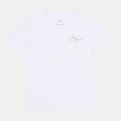 Nike Kids' Club HBR Core T-Shirt White