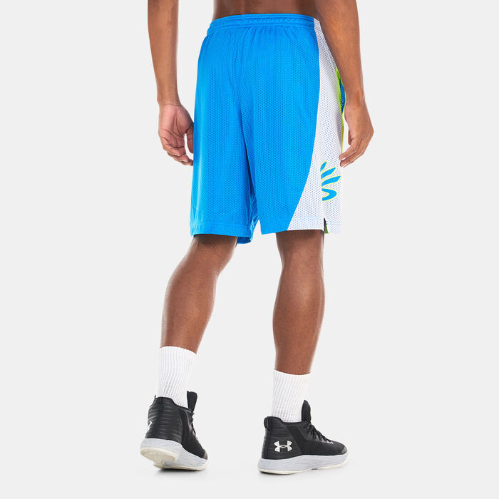 Under Armour Men's Curry Splash 9-inch Shorts Blue Under Armour Men's Curry Splash 9-inch Shorts Blue image number 1