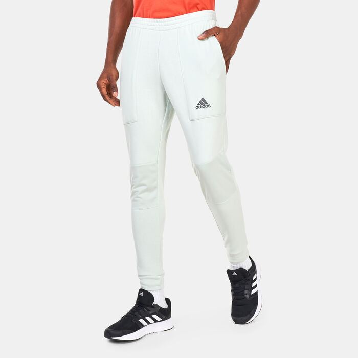 adidas Men's Essentials BrandLove French Terry Joggers Green adidas Men's Essentials BrandLove French Terry Joggers Green image number 0