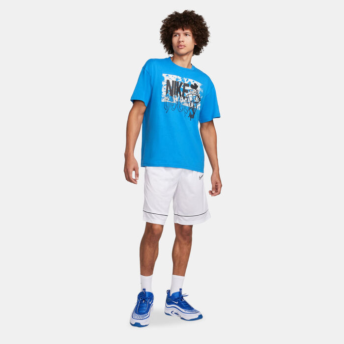 Nike Men's Max90 Basketball T-Shirt Blue Nike Men's Max90 Basketball T-Shirt Blue image number 2