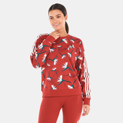 adidas Originals Women's Thebe Magugu Crew Sweatshirt Multi adidas Originals Women's Thebe Magugu Crew Sweatshirt Multi