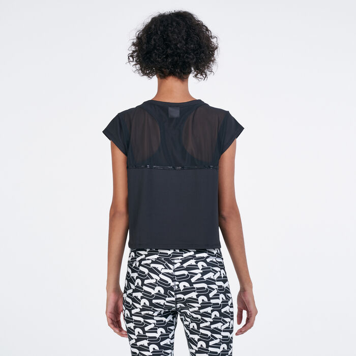 PUMA Women's UNTMD T-Shirt Black PUMA Women's UNTMD T-Shirt Black image number 1