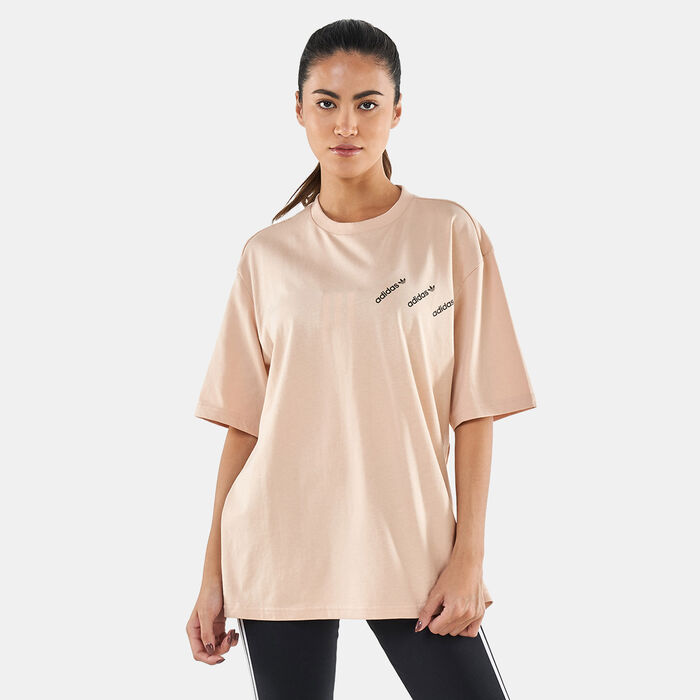 adidas Originals Women's T-Shirt Brown image number 0
