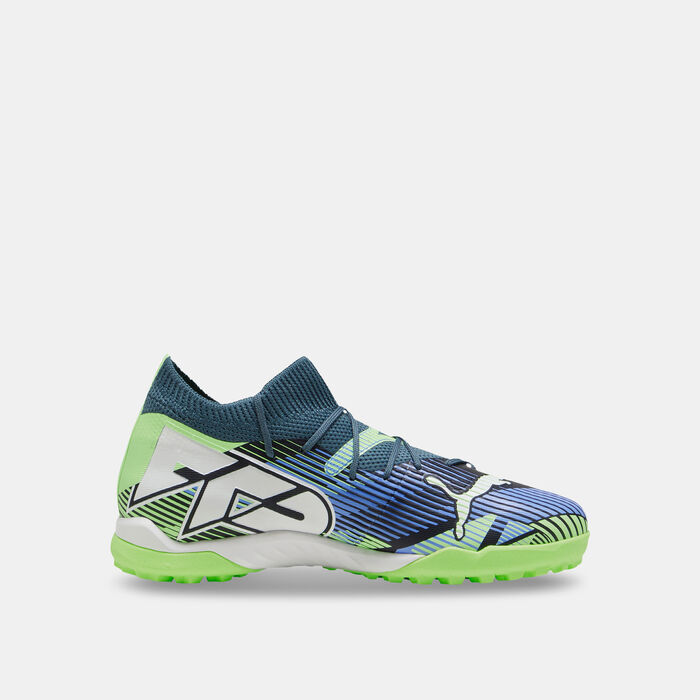 PUMA Kids' FUTURE 7 MATCH Turf Ground Football Shoes White image number 2