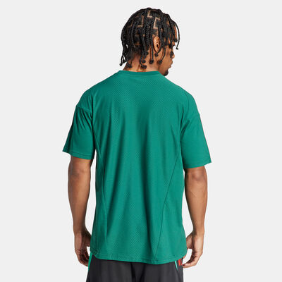 adidas Men's Manchester United Tiro 24 Training Football Top Green