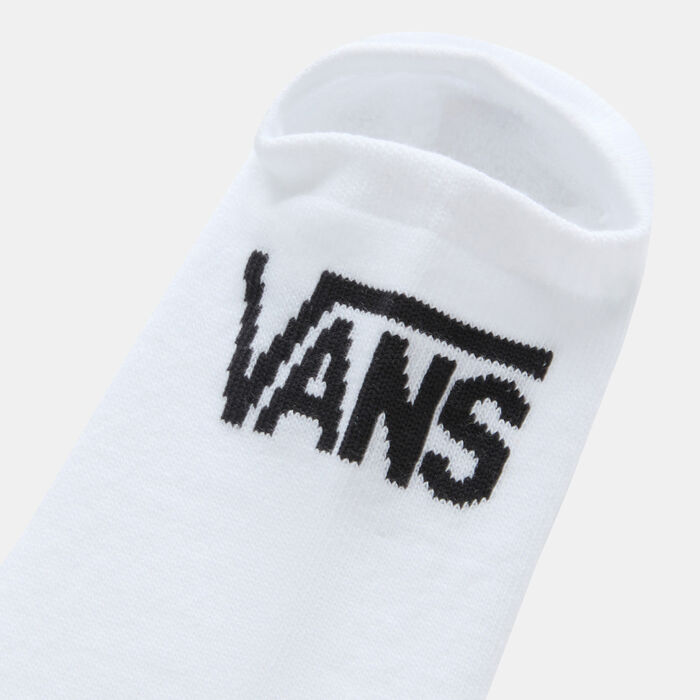 Vans Men's Classic Kick No-Show Socks (3 Pairs) White image number 1
