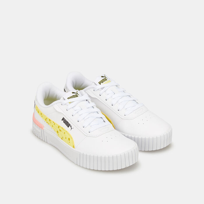 PUMA Kids' Carina 2.0 Spongebob Shoe White PUMA Kids' Carina 2.0 Spongebob Shoe White image number 1
