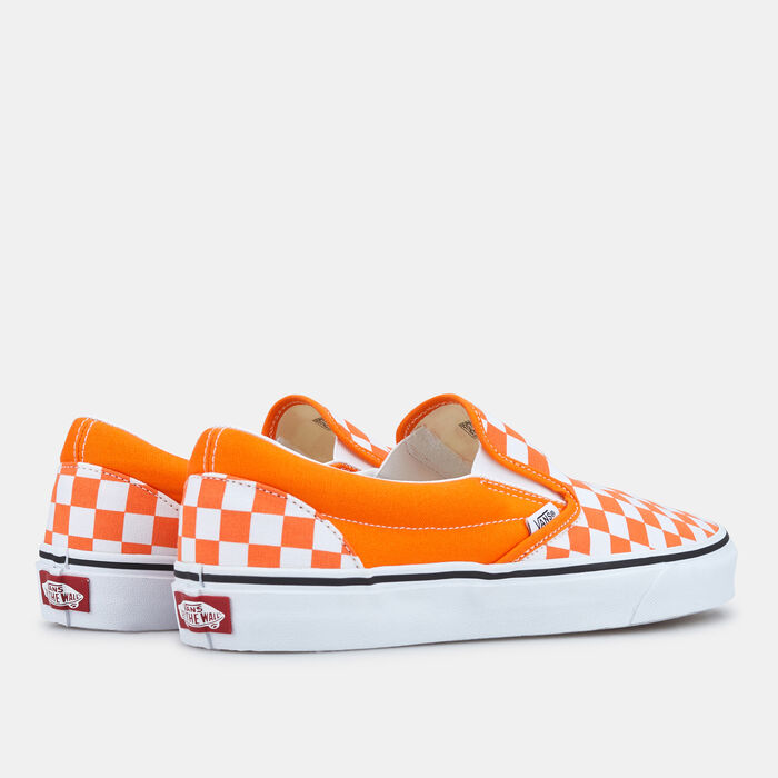 Vans Checkerboard Classic Slip-On Unisex Shoe Orange image number 2