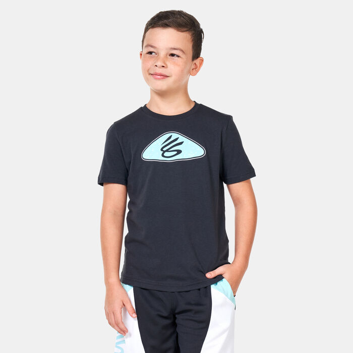 Under Armour Kids' Curry Logo T-Shirt (Older Kids) Black Under Armour Kids' Curry Logo T-Shirt (Older Kids) Black image number 0