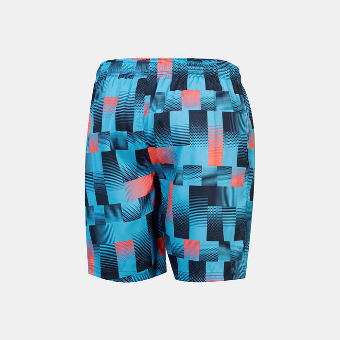 Speedo Men's Xpress Lite Printed Swimming Shorts Blue Speedo Men's Xpress Lite Printed Swimming Shorts Blue image number 1