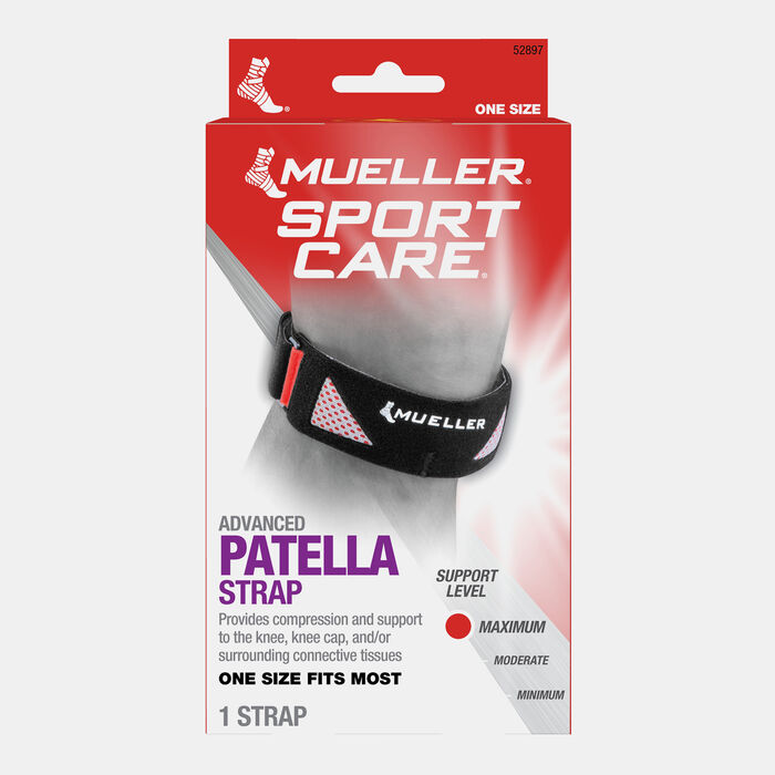 Mueller Advanced Patella Knee Strap (One Size) Black image number 2