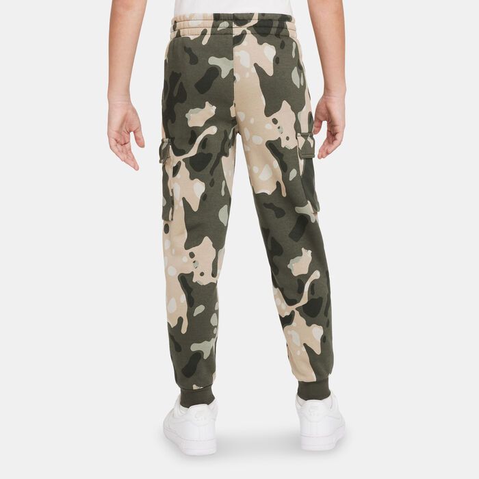 Nike Kids' Sportswear Club Camo Cargo Pants Green Nike Kids' Sportswear Club Camo Cargo Pants Green image number 1