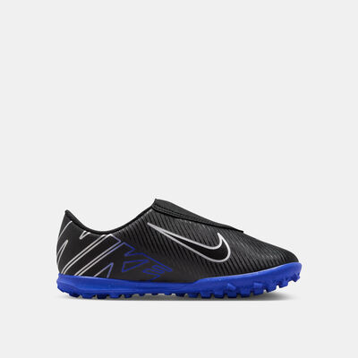 Nike Kids' Mercurial Vapor 15 Club Turf Ground Football Shoe (Younger Kids) Black